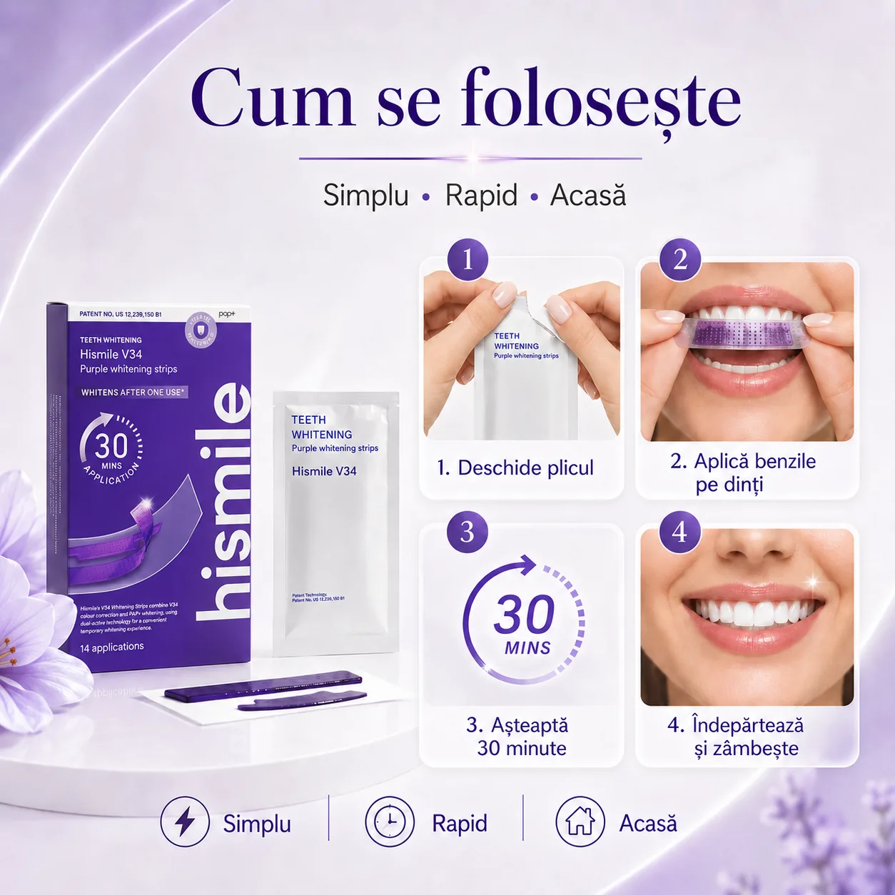 Cum se folosește Hismile V34